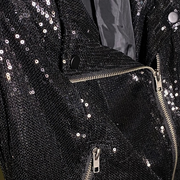 Sequin black jacket (Juniors) - Picture 2 of 4